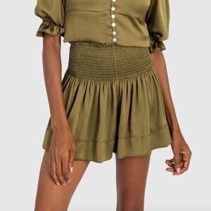 NWT Koch Erica Skort in Olive You Polysatin Size Medium